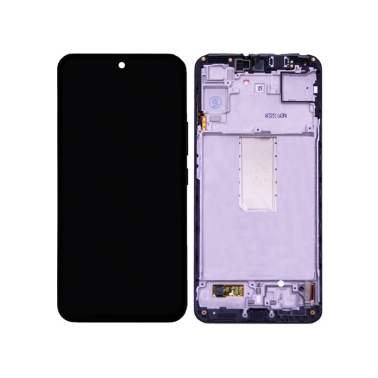 Touch+Display+Frame Samsung Galaxy M54 5G/M546 Service Pack Preto